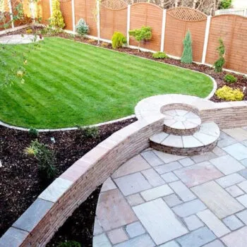 landscaped garden